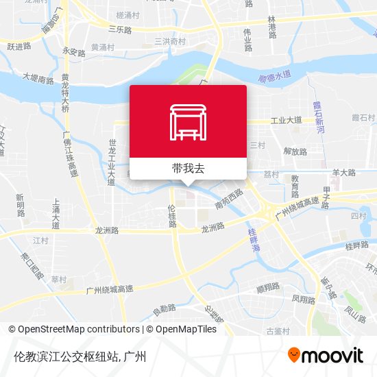 伦教滨江公交枢纽站地图