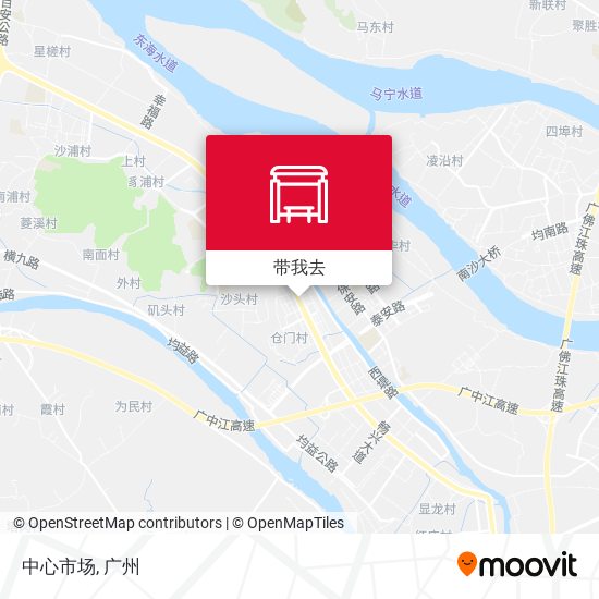 中心市场地图