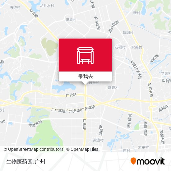 生物医药园地图