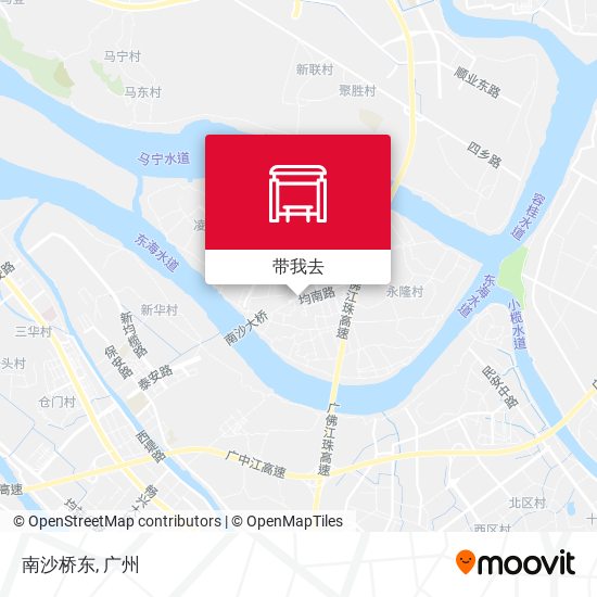 南沙桥东地图