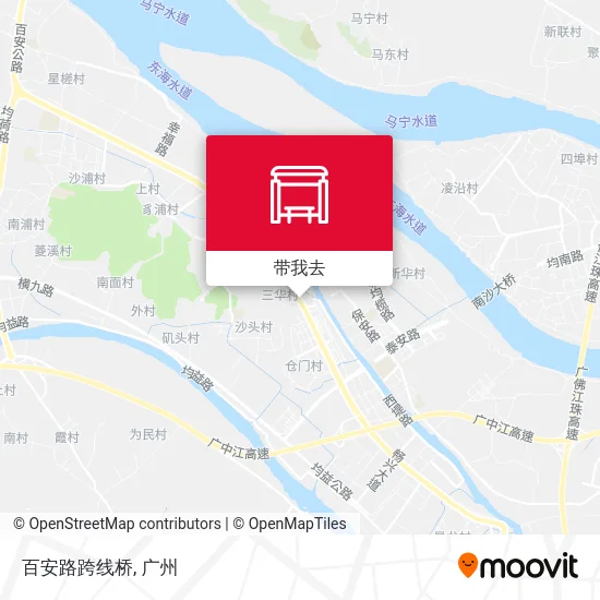 百安路跨线桥地图