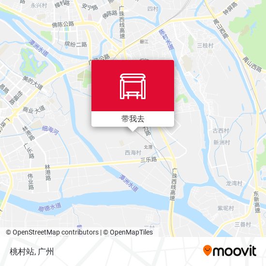 桃村站地图
