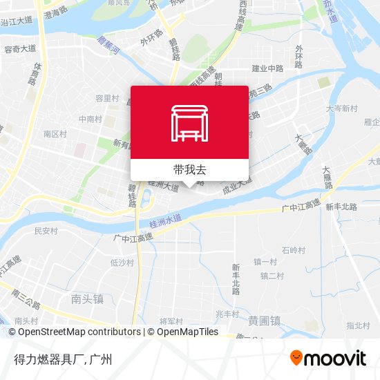 得力燃器具厂地图