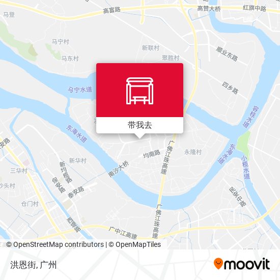 洪恩街地图
