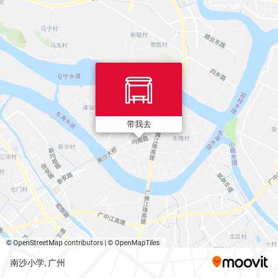 南沙小学地图