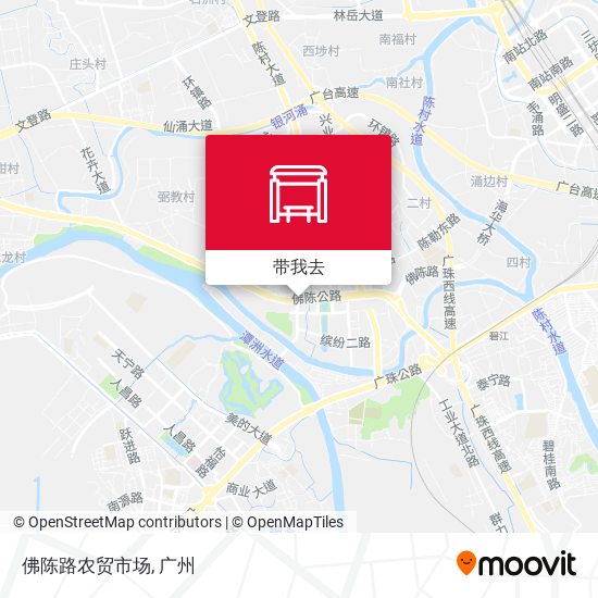 佛陈路农贸市场地图