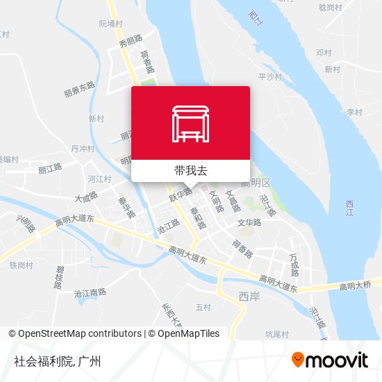 社会福利院地图