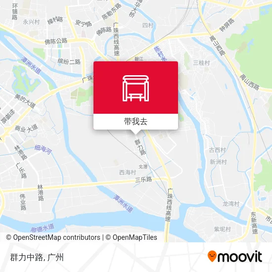 群力中路地图