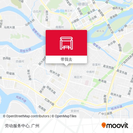 劳动服务中心地图