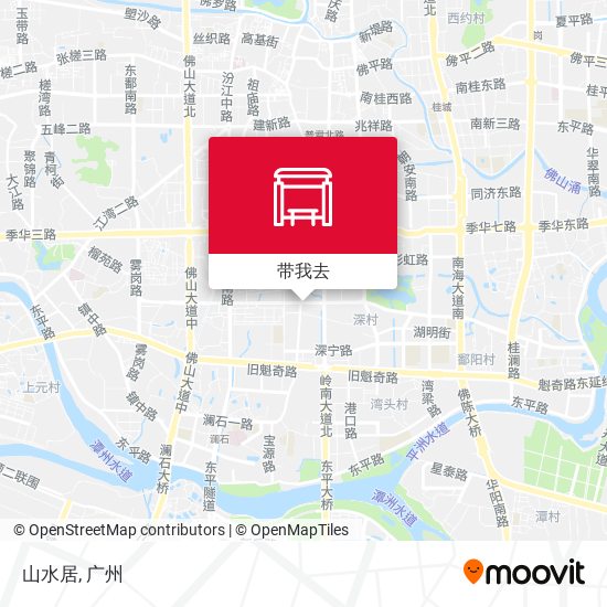 山水居地图