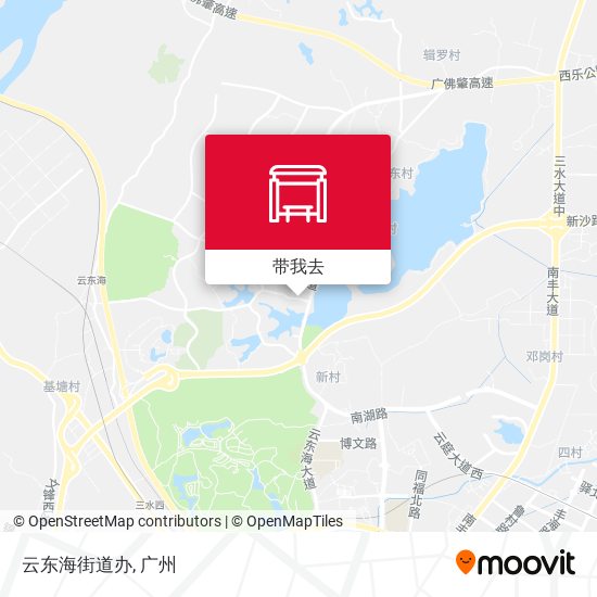 云东海街道办地图