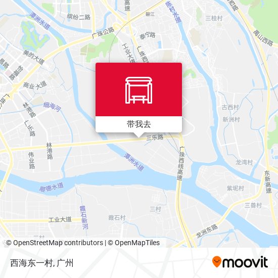 西海东一村地图