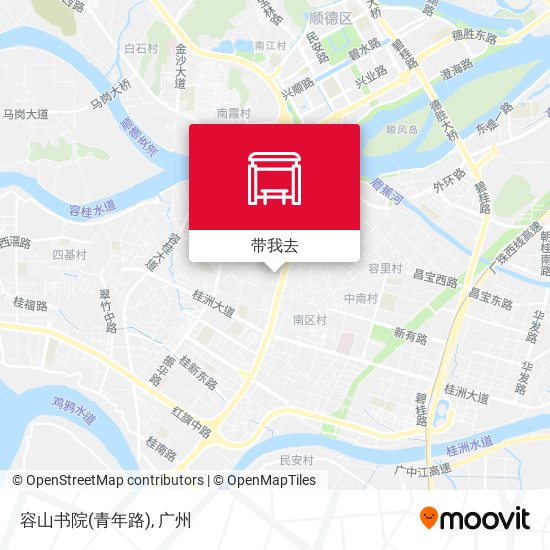 容山书院(青年路)地图