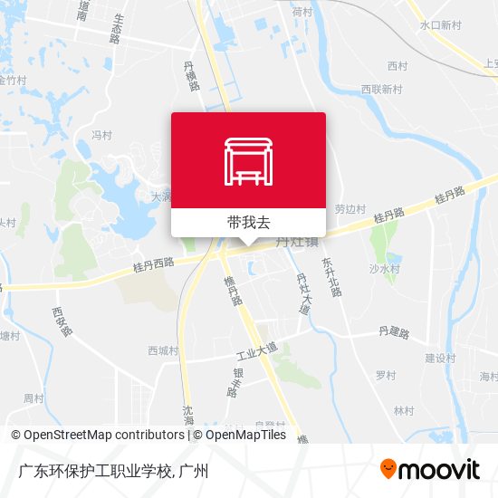 广东环保护工职业学校地图