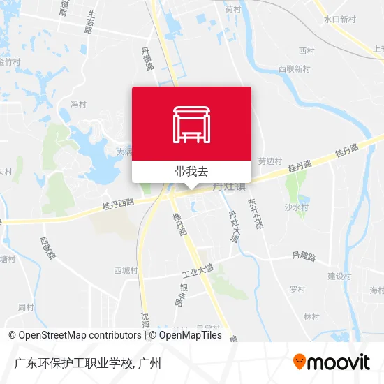 广东环保护工职业学校地图