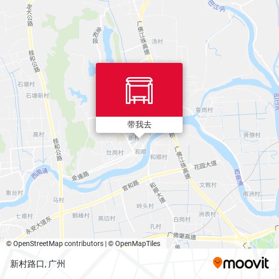 新村路口地图