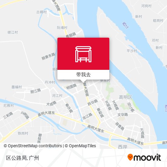 区公路局地图