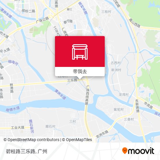 碧桂路三乐路地图