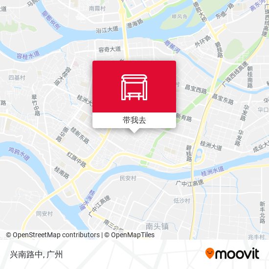 兴南路中地图