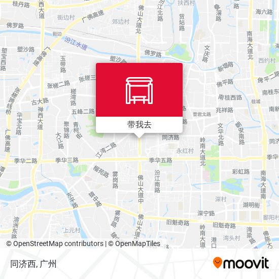 同济西地图