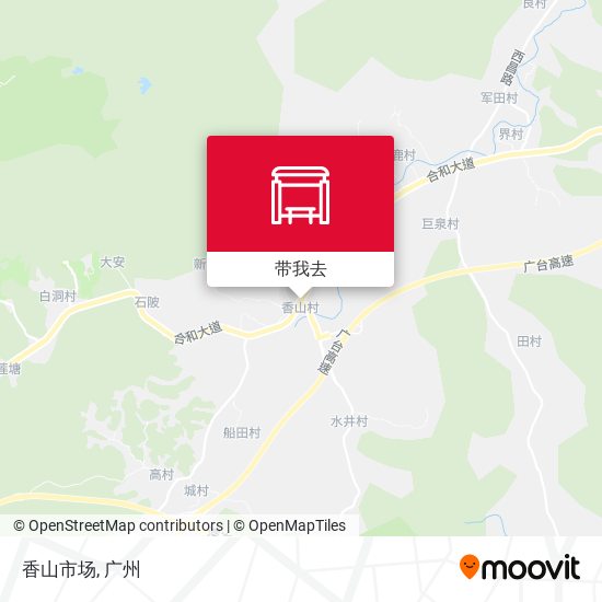 香山市场地图