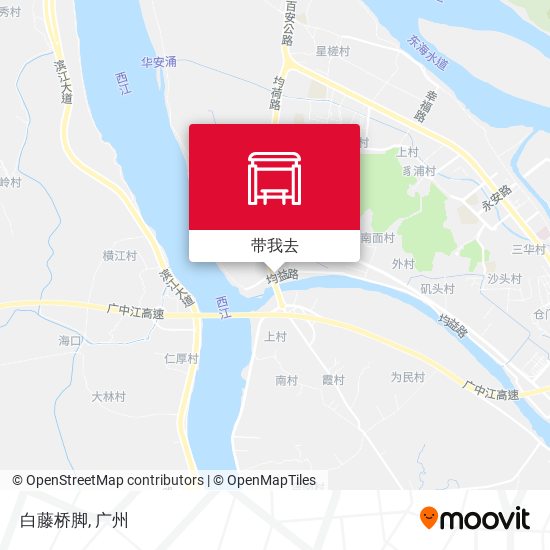 白藤桥脚地图