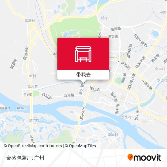 金盛包装厂地图