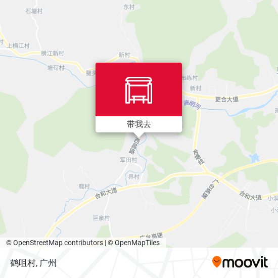 鹤咀村地图