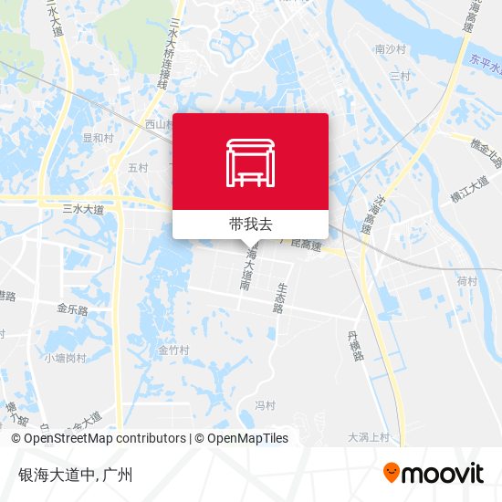 银海大道中地图