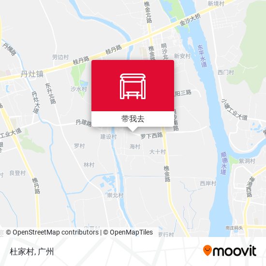 杜家村地图