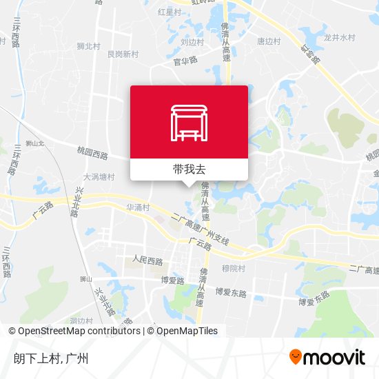 朗下上村地图