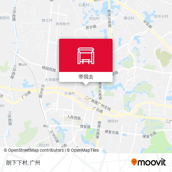 朗下下村地图