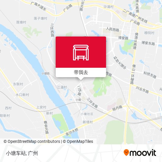 小塘车站地图