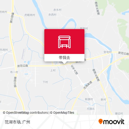范湖市场地图