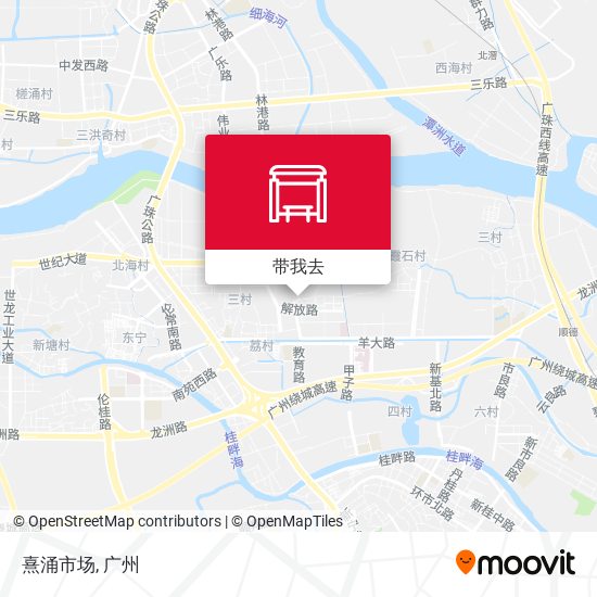 熹涌市场地图
