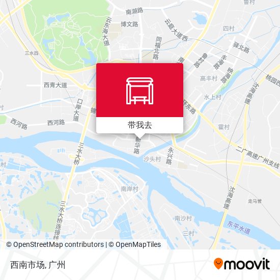 西南市场地图