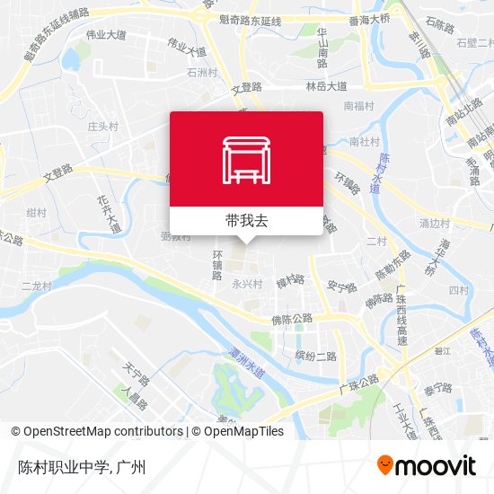 陈村职业中学地图