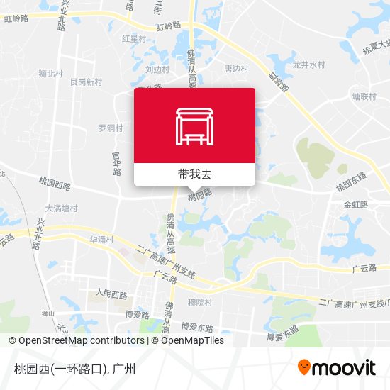 桃园西(一环路口)地图
