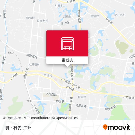 朗下村委地图