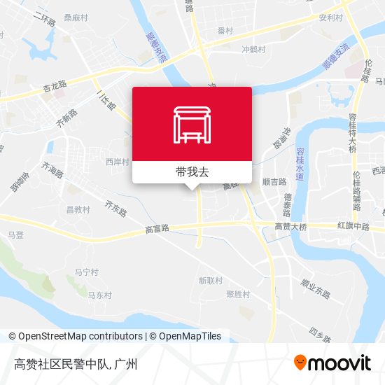 高赞社区民警中队地图