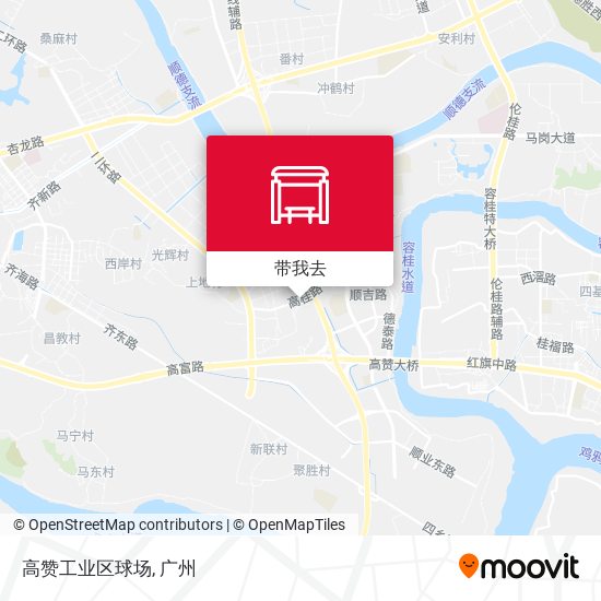 高赞工业区球场地图