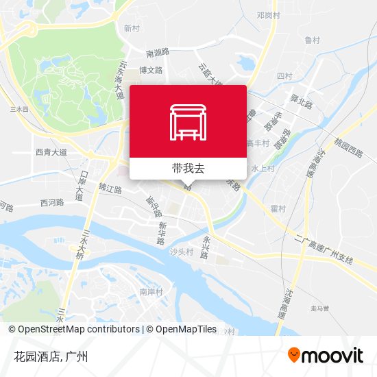 花园酒店地图