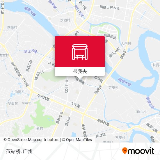 茧站桥地图