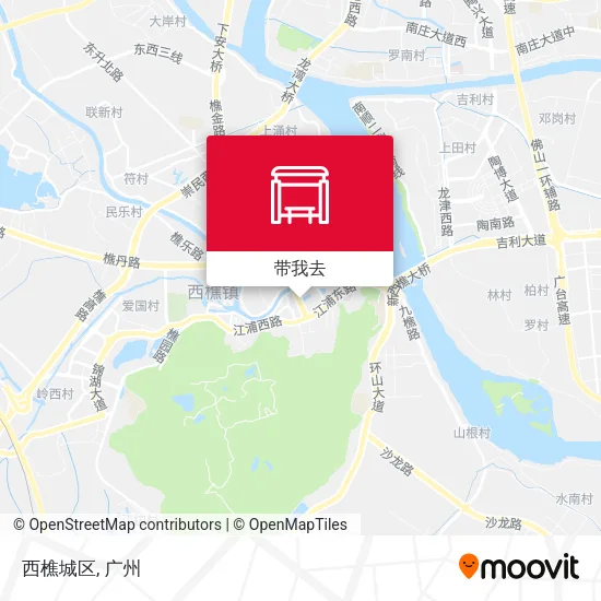 西樵城区地图