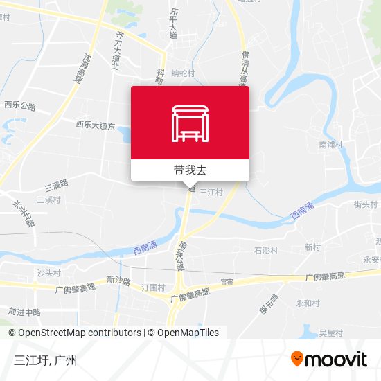 三江圩地图