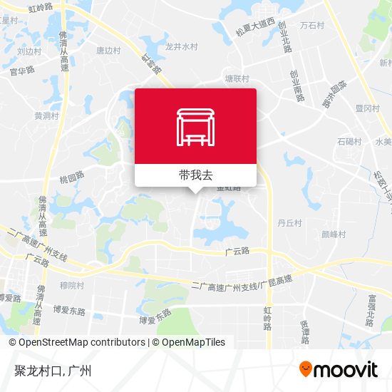 聚龙村口地图