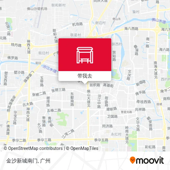 金沙新城南门地图