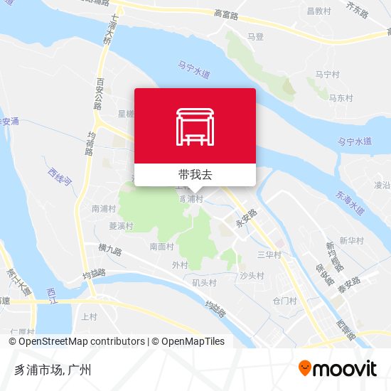 豸浦市场地图