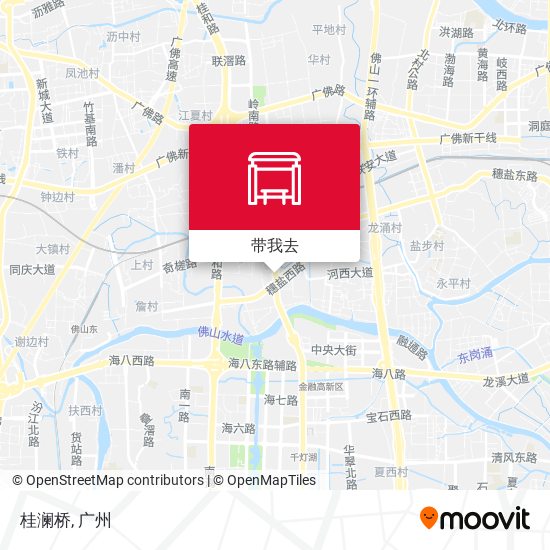 桂澜桥地图