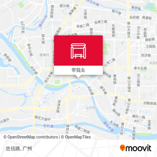 忠信路地图